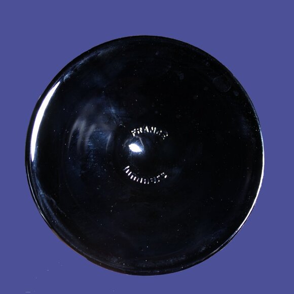 Three Mid-Century Mondern Luminarc Domino 8” Wine Glasses - Picture 2 of 3